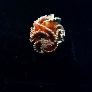 Sterling Silver vintage flower ring